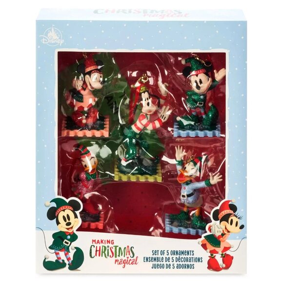Disney Parks Exclusive Mickey & Friends Ornament Set – Holiday 2025 – NWT - Picture 3 of 5